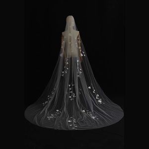 Cathedral Floral Lace Wedding Veil